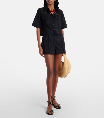 Camisa Spruce de algodón bordada - Veronica Beard - Modalova