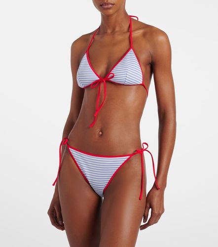 Prada Top de bikini a rayas - Prada - Modalova
