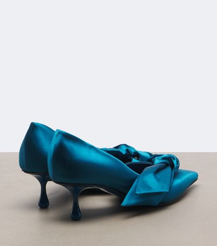 Issy bow-detail satin pumps - Jimmy Choo - Modalova