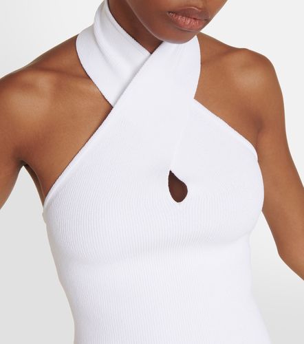 Alaïa Abito midi con scollo all'americana - Alaia - Modalova