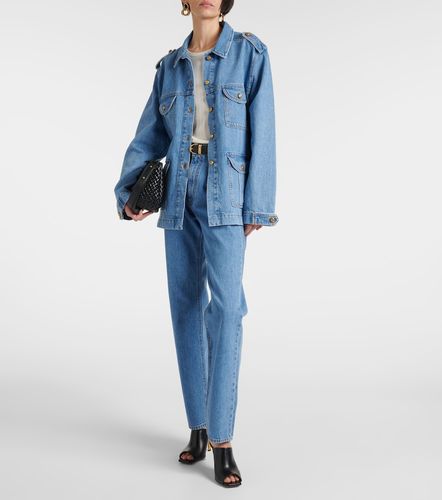 Sahariana oversized denim jacket - Blaze Milano - Modalova