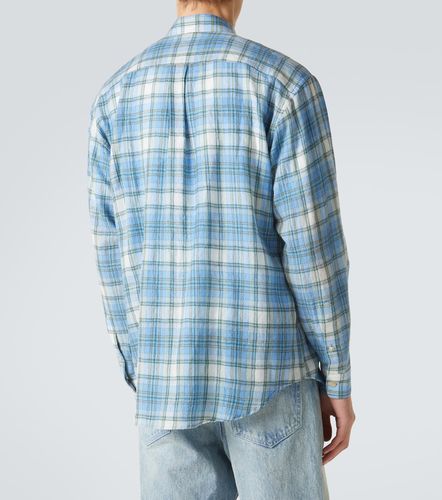 Camicia Airy in lana a quadri - Auralee - Modalova