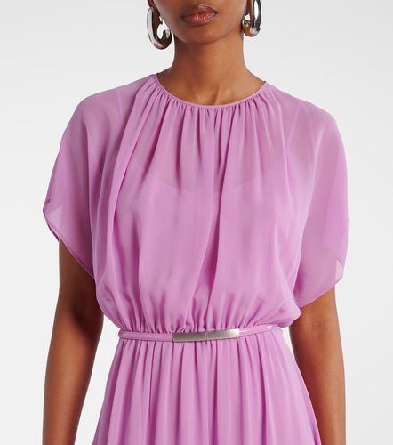 Abito lungo Pineta in georgette di seta - Max Mara - Modalova