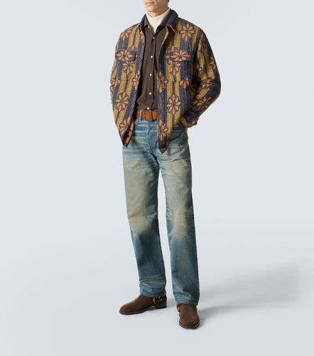 Camicia in jacquard di cotone a righe - RRL - Modalova