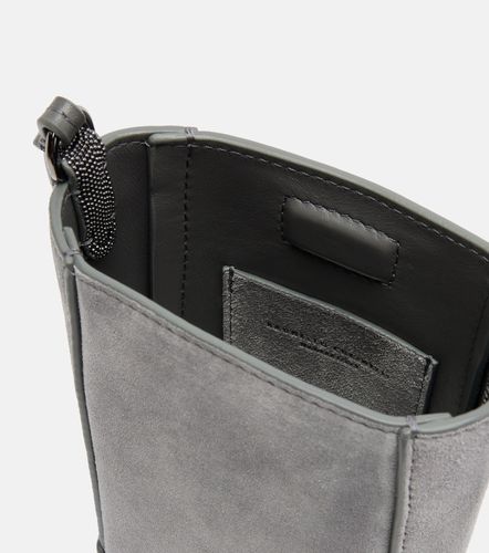Monili suede crossbody bag - Brunello Cucinelli - Modalova