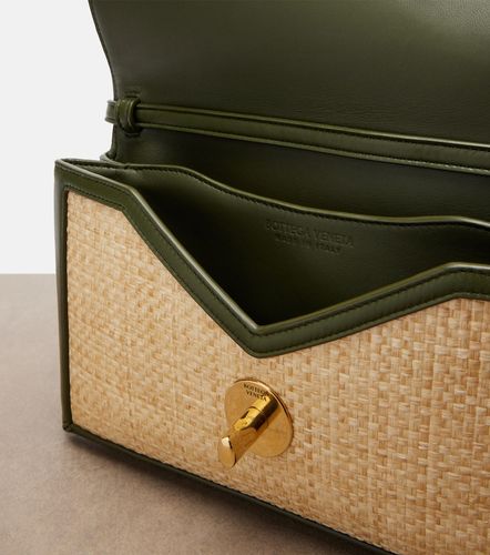 Knot Lock Medium raffia top-handle bag - Bottega Veneta - Modalova