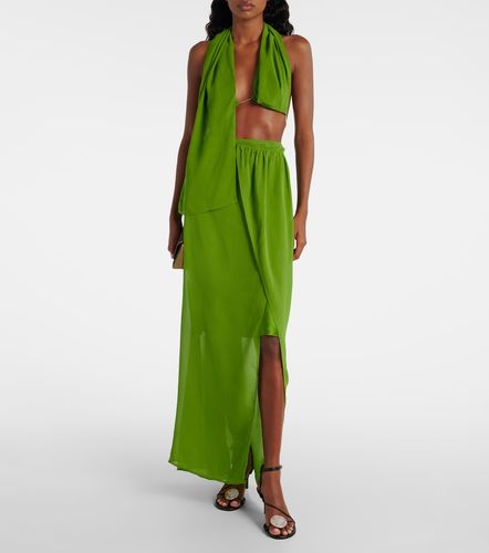 Top in georgette di seta con schiena scoperta - Christopher Esber - Modalova