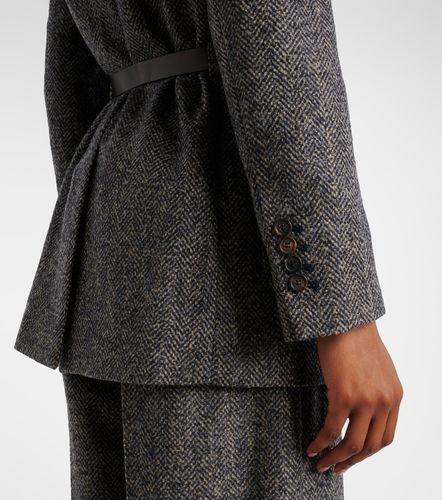 Herringbone Monili wool-blend tweed blazer - Brunello Cucinelli - Modalova