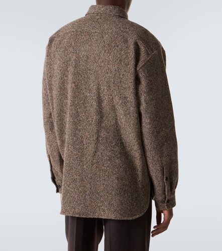 Wool and cotton-blend tweed overshirt - Dries Van Noten - Modalova