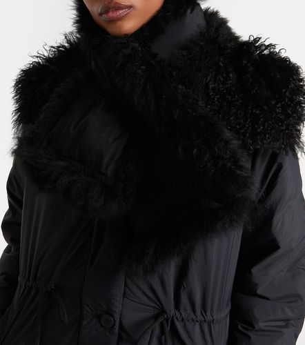 Bufanda de plumas reversible - Yves Salomon - Modalova