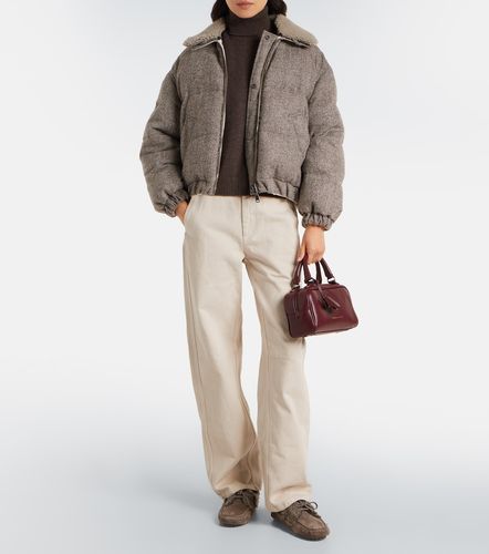 Wool-blend down jacket - Brunello Cucinelli - Modalova