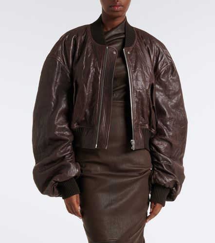 Secchia leather bomber jacket - Rick Owens - Modalova