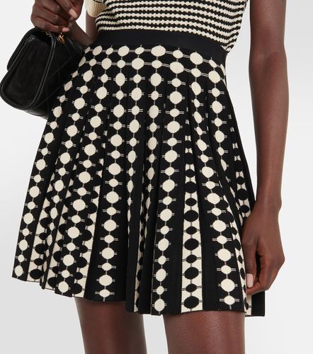 Polka-dot jacquard miniskirt - Tory Burch - Modalova