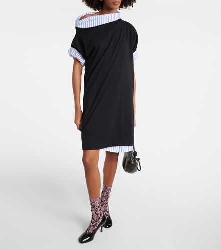 Vestido midi de jersey de algodón - Dries Van Noten - Modalova
