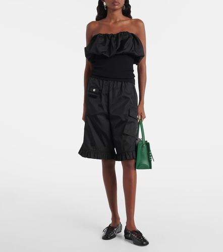 Ganni Ruffled cargo shorts - Ganni - Modalova