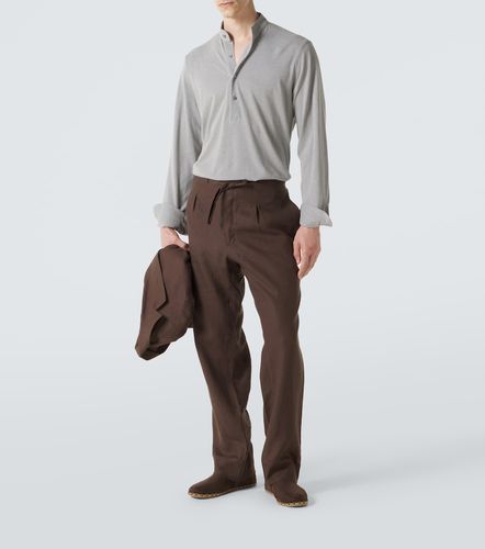 Stòffa Camiseta con botones de algodón y seda - Stoffa - Modalova