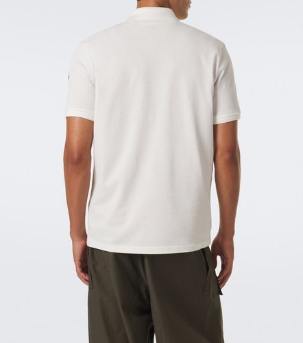 Moncler Polo in piqué di cotone - Moncler - Modalova