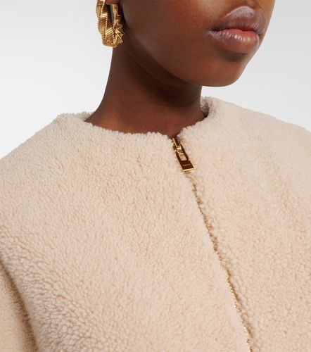 Alaia Peplum shearling jacket - Alaia - Modalova