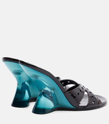 Mules in vernice con zeppa - Dries Van Noten - Modalova