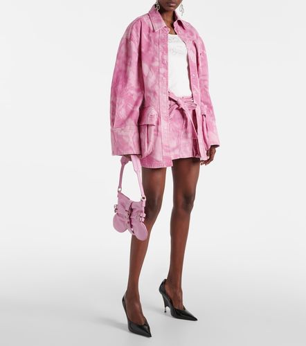 Minifalda cargo de denim de camuflaje - Blumarine - Modalova