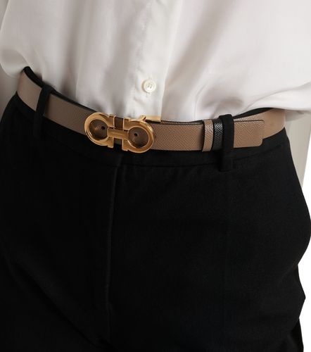 Gancini reversible leather belt - Ferragamo - Modalova