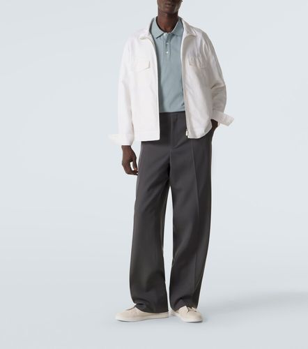 Canali Polo de piqué de algodón - Canali - Modalova