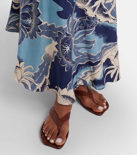 Leaf leather thong sandals - JW Anderson - Modalova