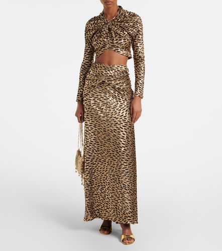 Rabanne Gonna lunga Tiger con lamé - Rabanne - Modalova