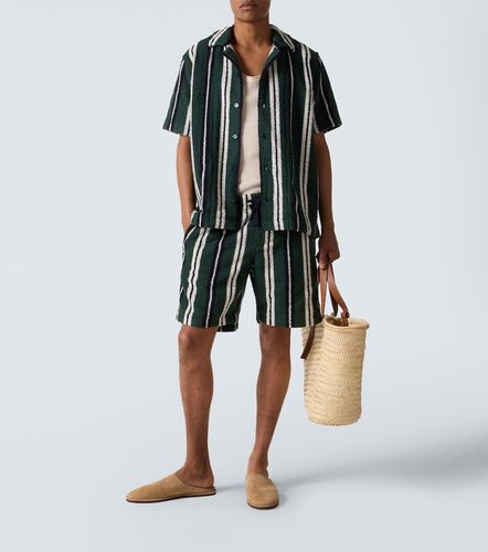 Camicia bowling Griffith in spugna di misto cotone a righe - Orlebar Brown - Modalova