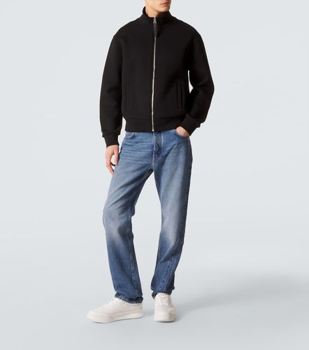 Herringbone cotton-blend zip-up sweater - Givenchy - Modalova