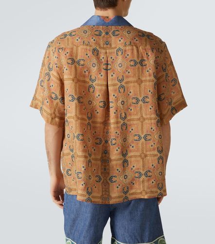 Valentino Camisa de lino estampada - Valentino - Modalova