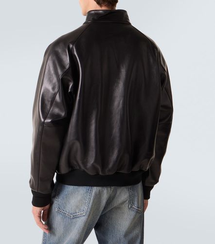 A.Presse Leather bomber jacket - A.Presse - Modalova