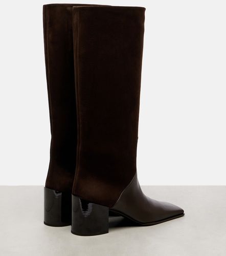 Alaia 55 leather knee-high boots - Alaia - Modalova