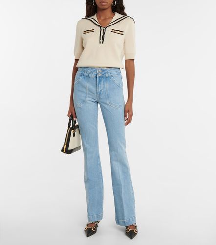 Jeans Double Button Flare a vita alta - Frame - Modalova