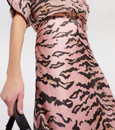 Falda larga Matchmaker de seda estampada - Zimmermann - Modalova