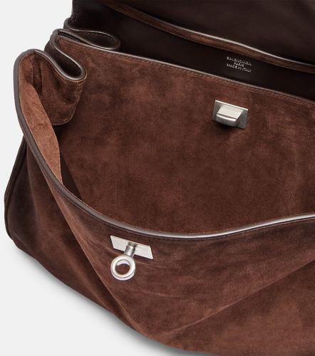 Borsa a spalla Rodeo Medium in suede - Balenciaga - Modalova