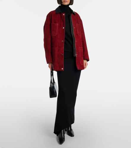 Giacca Barn in suede con pelle - Nour Hammour - Modalova
