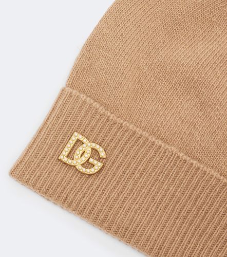 DG embellished virgin wool beanie - Dolce&Gabbana - Modalova