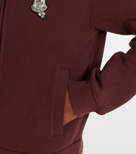 Sudadera con capucha de algodón con logo - Moncler - Modalova