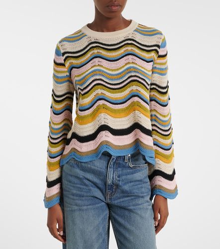 Jersey Chevron de croché de algodón - La DoubleJ - Modalova