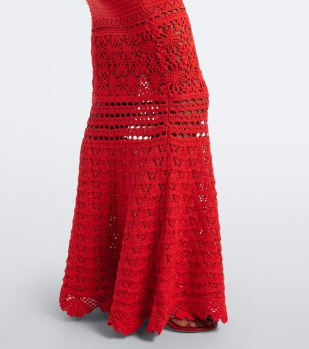 Retrofête Abito lungo Peggie in misto cotone crochet - Retrofete - Modalova