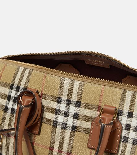 Check Medium canvas tote bag - Burberry - Modalova