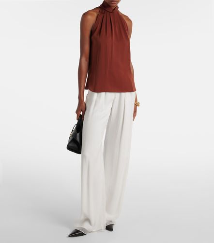 Top Memore de seda con cuello halter - Max Mara - Modalova