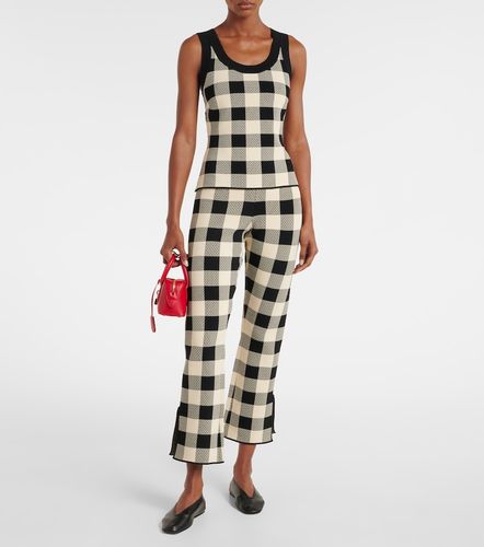Pantaloni flared Pippa a quadri - Posse - Modalova