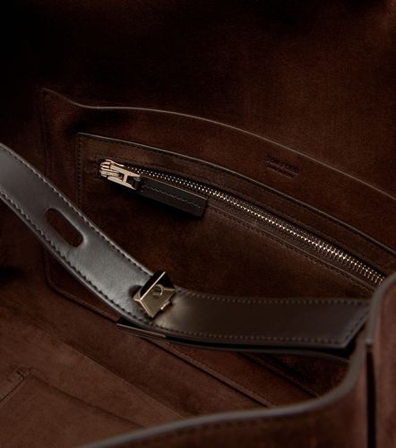 Borsa a spalla Large in suede - Tom Ford - Modalova