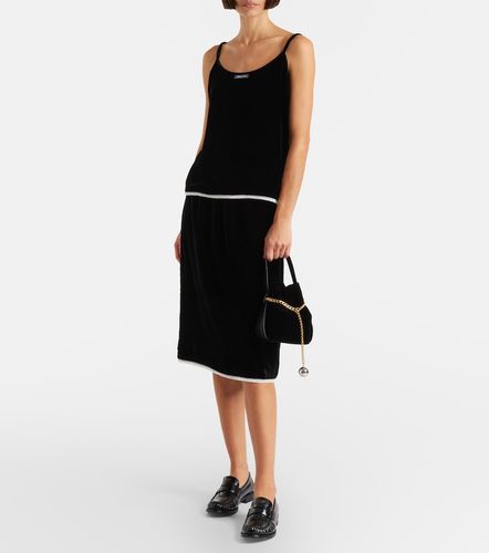 Prada Camisole in velluto con pizzo - Prada - Modalova