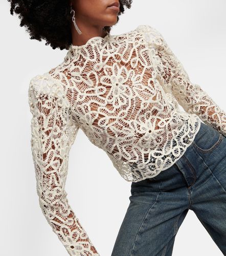 Top Neline in cotone con ricamo - Isabel Marant - Modalova