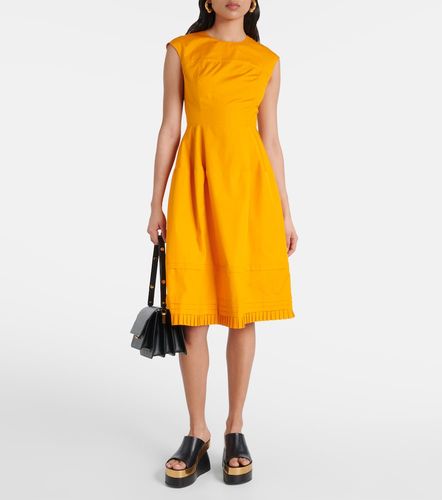 Marni Abito midi in cotone plissé - Marni - Modalova
