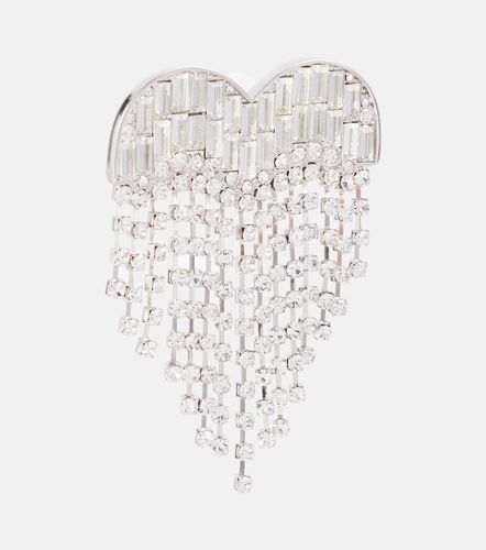Pendientes Heart con cristales - Self-Portrait - Modalova