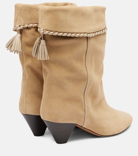 Stivaletti Dalby 55 in suede - Isabel Marant - Modalova
